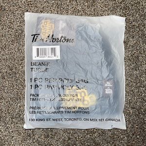 SEALED JUSTIN BIEBER X TIM HORTONS BEANIE